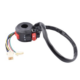 Minireen 3 Function Left Handlebar Switch with Choke Lever for 90cc 110cc 125cc ATV Quad