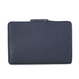 Coach Outlet 6390 IMMID Medium Corner Zip Wallet Bifold Wallet, Dark Navy, Navy Blue
