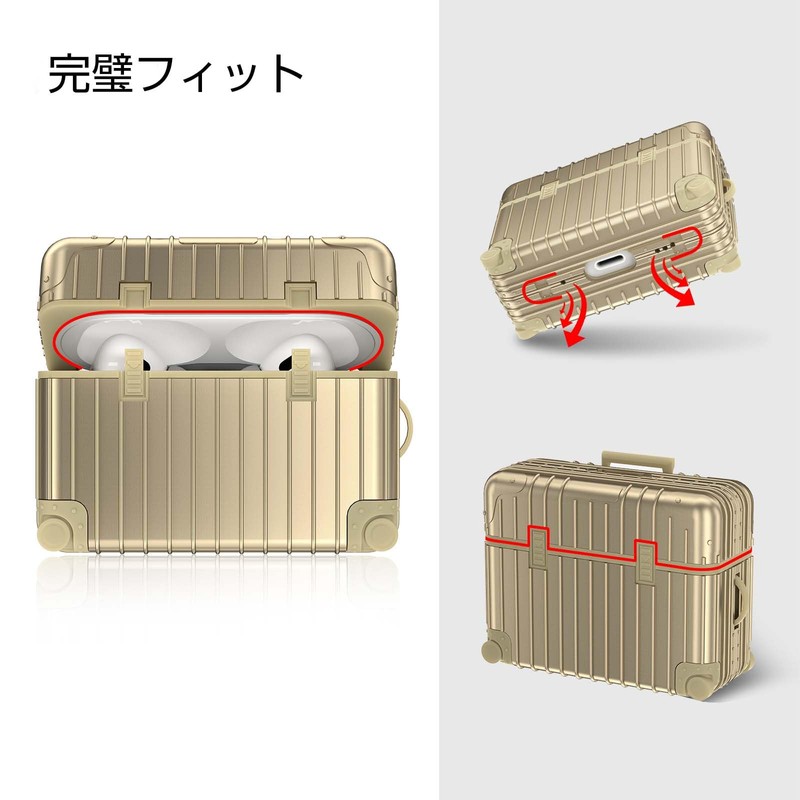 CAGOS for AirPods Pro Case (2022/2019) AirPods Pro Cover, TPU