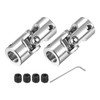 sourcing map 6mm to 8mm Inner Dia Rotatable Universal Joint