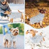 SlowTon Small Dog Sweater - Turtleneck Classic Cable Knitted Doggie