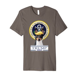 Trump 2024 Toy Fox Terrier Premium T-Shirt