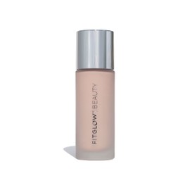 Fitglow Beauty - Natural Foundation+ Photo-Filtering Foundation | Vegan, Woman-Owned Clean Beauty (F1 - Fair, Neutral Undertones)