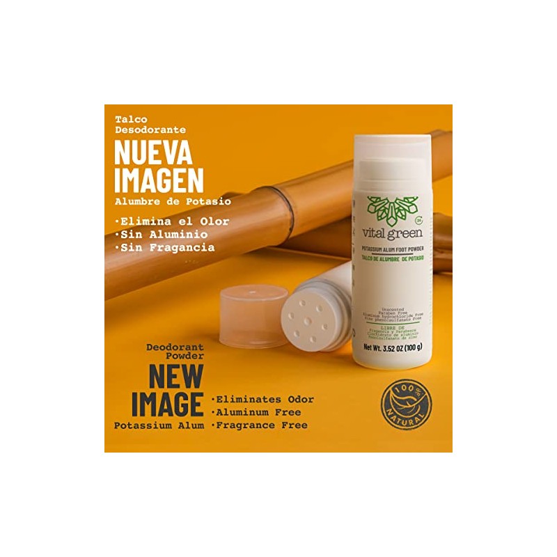 Talco Alumbre 100g Sin Color unidad