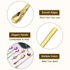 sourcing map Set of 4 Stainless Steel Mixing Spoons 8.7