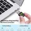 QIQIAZI USB Bluetooth WiFi Adapter, Bluetooth 5.0 Dongle WiFi Dongle