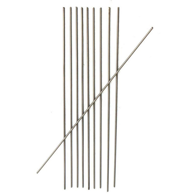 LTKJ 10Pcs Grade 5 Titanium Round Bar Ti Metal Rod