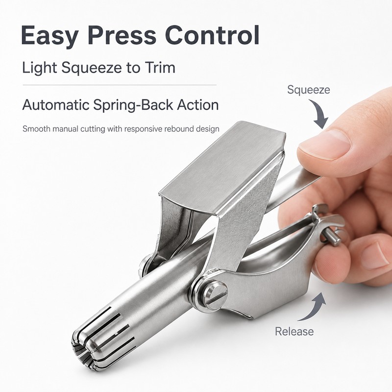 Manual Nose Hair Trimmer for Nose & Ear Grooming –