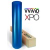 VViViD Blue Satin Chrome Vinyl Wrap Stretch Conform DIY Easy