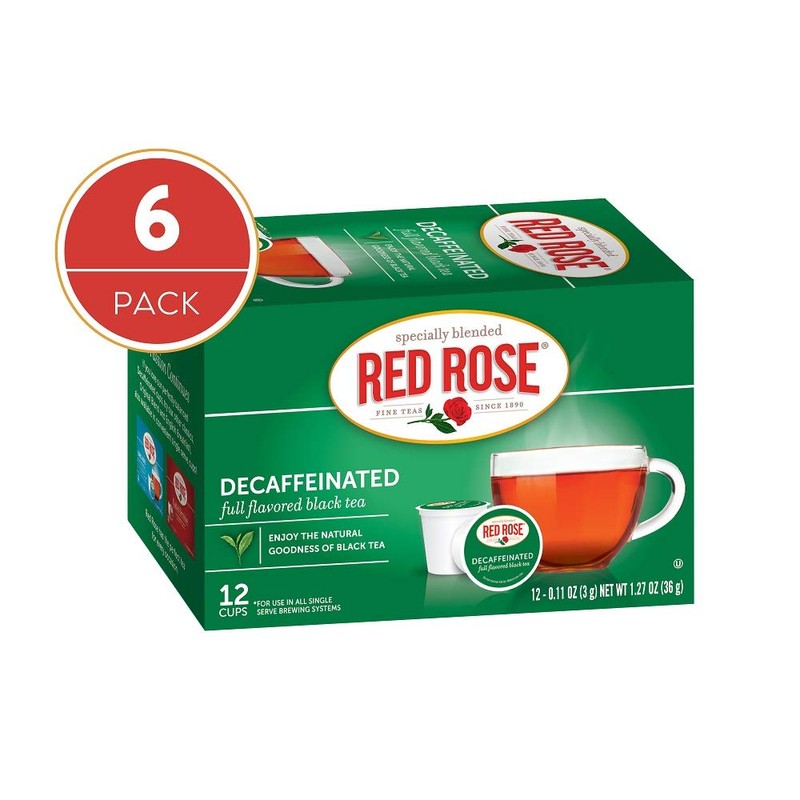 Red Rose Teas Black Teas, 72 Single Serve Cups K-Cup