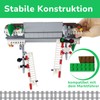 Cabeeskii City Railway Crossing with Railing & 2 Tracks -