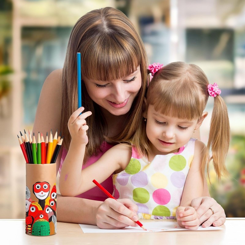 Bright Creations 24 Pack Brown Cardboard Tubes for Crafts, Empty