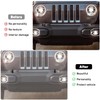 Linskip Tow Hook Covers for Jeep Wrangler 4XE JL JK