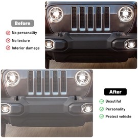 Linskip Tow Hook Covers for Jeep Wrangler 4XE JL JK & Gladiator JT (2007-2025) - Rubber Sleeve Protectors for Front Bumper, Exterior Accessories(Black)