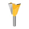 HARFINGTON Dovetail Router Bits 1" Diameter 1/4" Shank Tungsten Carbide