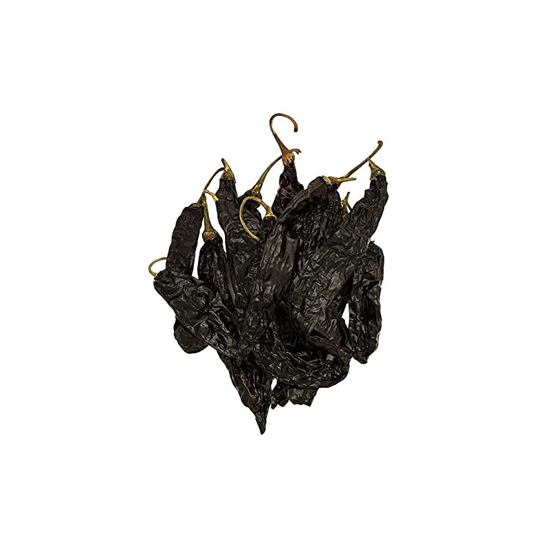 4oz Dried Pasilla Peppers, Chile Negro Chilaca Seco by 1400s