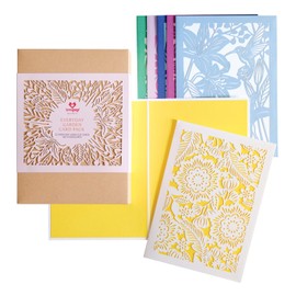 Lovepop Moments, Flat Garden Themed Greeting Cards, 12 Count – 5 X 7 “, Laser Cut Cards with Envelope, Bulk Thank You Cards
