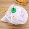 16Pcs Reusable Washable Vegetable Fruit Mesh Bags Storage Pouch with