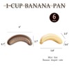 Marimer FOR BAKE Non-Stick 6" Banana Shaped Pan Set -