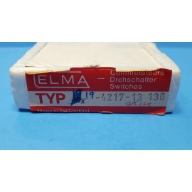 ELMA SELECTOR SWITCH, 4217-13 , ELMA, Switch housing, shorting, Contact : gold 3 µm