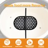 NEURARC Cast Iron Cooking Grates with Divider for Primo Oval