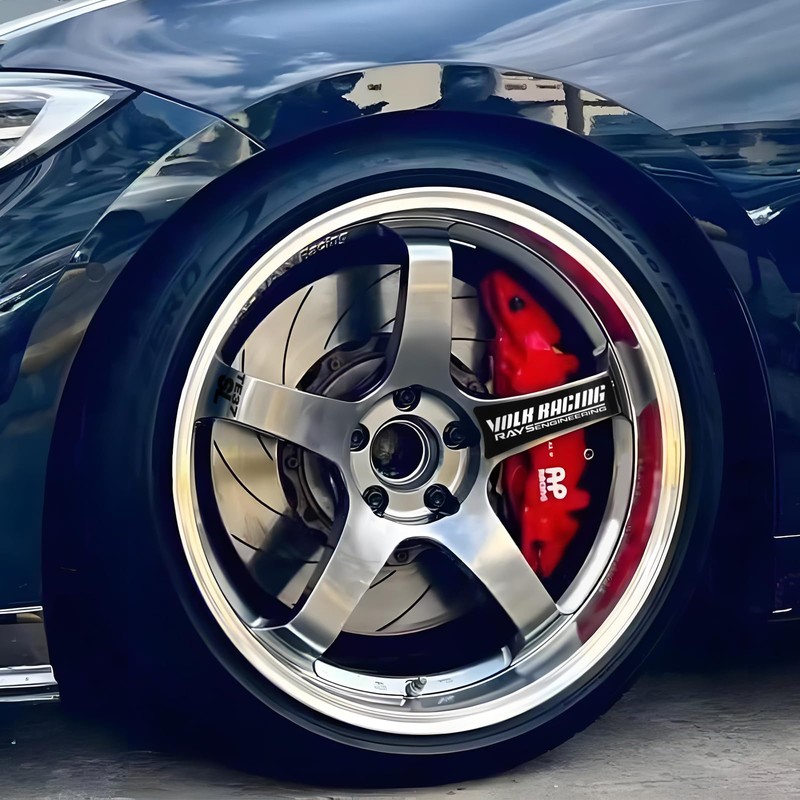 TOCCOOL Wheel Stickers, Racing Cars Stickers, Letter Stickers, Suitable for