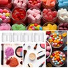 20 Pieces Empty Cream Jars, 40ml Clear Small Plastic Cosmetic