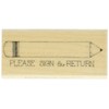 Hero Arts Mounted Rubber Stamp 1 x 2.5-inch Please Sign