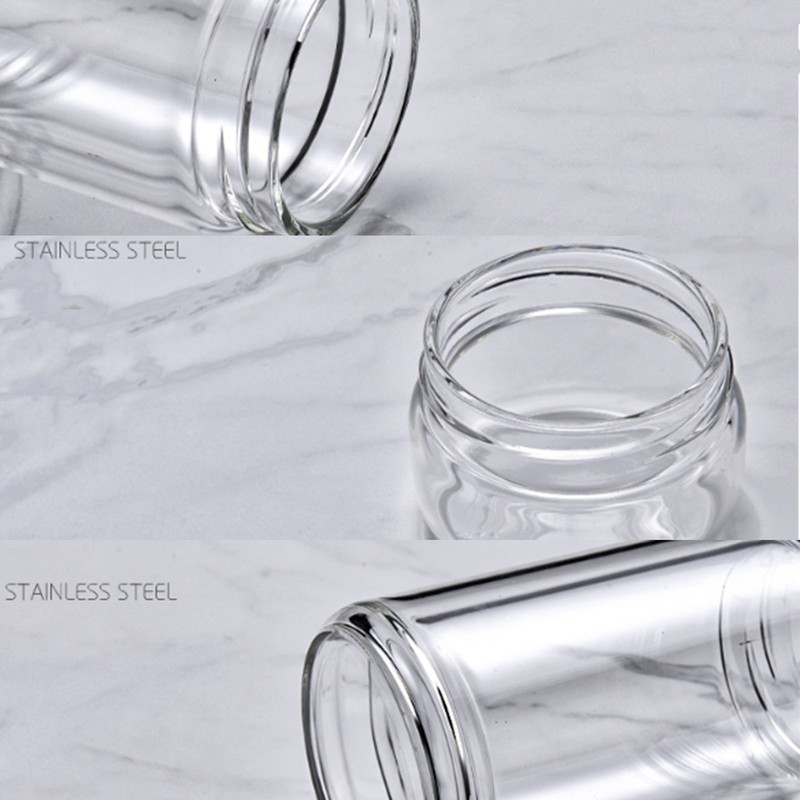 280ml Tea Water Separation Cup Double Layer Insulation Transparent Tea