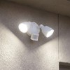 Savoy Lighting Assets 4-FLOOD-MS-A2-3000K-WH Outdoor Flood Light with Motion Sensor
