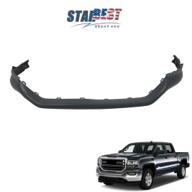 Munirater 23496760 Primed Front Bumper Cover Upper For 2016 2017 2018 GMC Sierra 1500 New