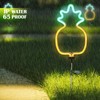 SunKite Pineapple Solar Garden Lights Solar Decorative Stake Lights Outdoor
