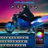 PUNKZZ Juego De 12 Tiras Luces Rgb Led Para Motocicleta