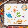 FINGERINSPIRE Planets Galaxy Drawing Painting Stencils Templates (11.8x11.8inch) Plastic Planetary