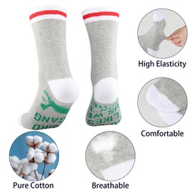 American Football Team Gift No One Likes Us We Don't Care Novelty Football Socks for Sport Fans (US, Alpha, One Size, Regular, Regular, We Dont Care Sock)