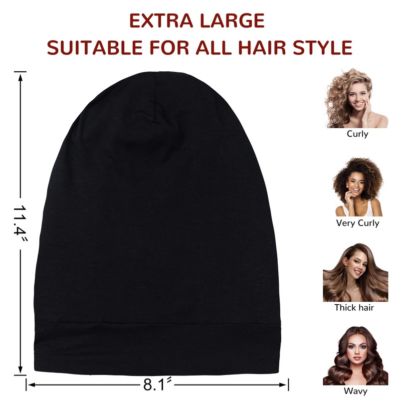 Ingeware Extra Large Satin Silky Hair Wrap for Sleeping, Satin