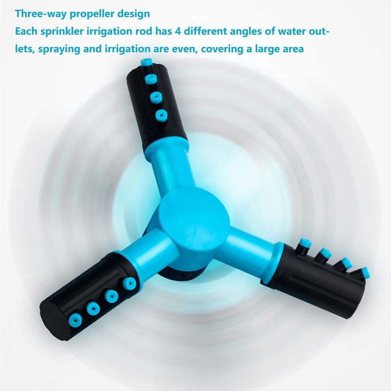 EVTSCAN 360 Degree Automatic Rotating Garden Water Sprinkler, Large Coverage