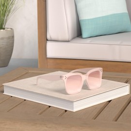 TAOTAOQI Vintage Women Oversized Sunglasses Designer Luxury Square Sun Glasses UV400 Protection Flat Lens