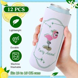 SiliFine 12 Pack Funny Margs and Matrimony Martini Can Coolers Skinny Bachelorette Party Can Sleeves Bride Can Holder Set Cocktail Wine Themed Party Favors Bulk for Bride Bridesmaid Gifts