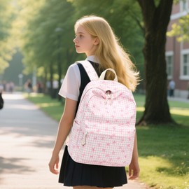 LEDAOU Kids School Backpack with Lunch Box for Girls Boys Toddler BookBag School Bag Preschool Kindergarten Back pack