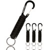 REHTAEL Paracord Keychain with Carabiner- Military Braided Paracord Carabiner Keychain