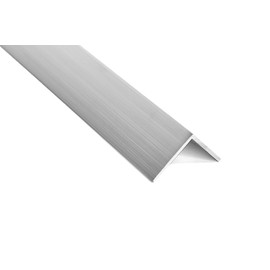 nielsen Aluminium Angle Profile Natural (Press Blank) 2000 x 10 x 10 mm, Thickness: 1 mm, Length: 200 cm, Isosceles, Made in Germany, Corner Protection Profile, Edge Protection, End Profile,