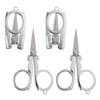 XINMEIWEN 4 Pack Small Folding Stainless Steel Cutter - Mini