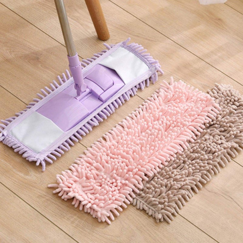 Alvinlite Floor Mop Flat Replacement - Resuable Pads Microfiber Washable