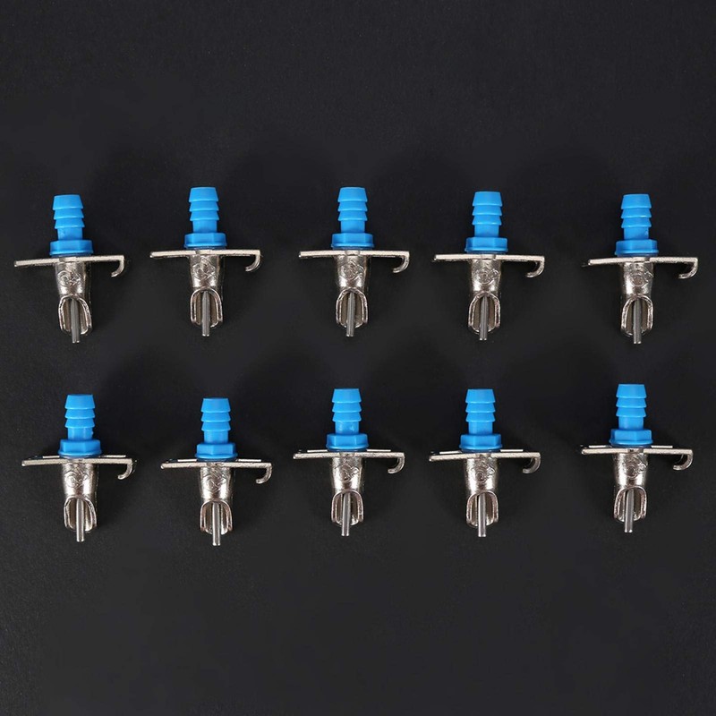 SALUTUYA 10PCS Removable Stainless Steel Rabbit Water Feeder Automatic Rabbit