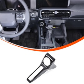 Heutamo Gear Drive Mode Button Panel Cover Compatible with Toyota Land Cruiser Prado 2024 2025 Accessories, Gear Shift Side Driving Mode Switch Button Panel Trim Cover, Piano Black