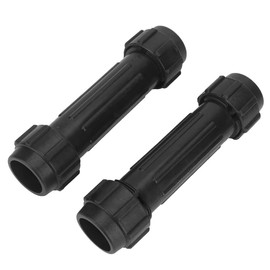 Alomejor 2pcs Paddle Connector Plastic Paddle Oars Shaft Connector Screw Joint Part Replacement for Inflatable Boat Kayak Canoe Paddles