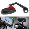 GOODFITMENT 7/8" Motorcycle Handlebars Mirrors Side View For Honda Rebel