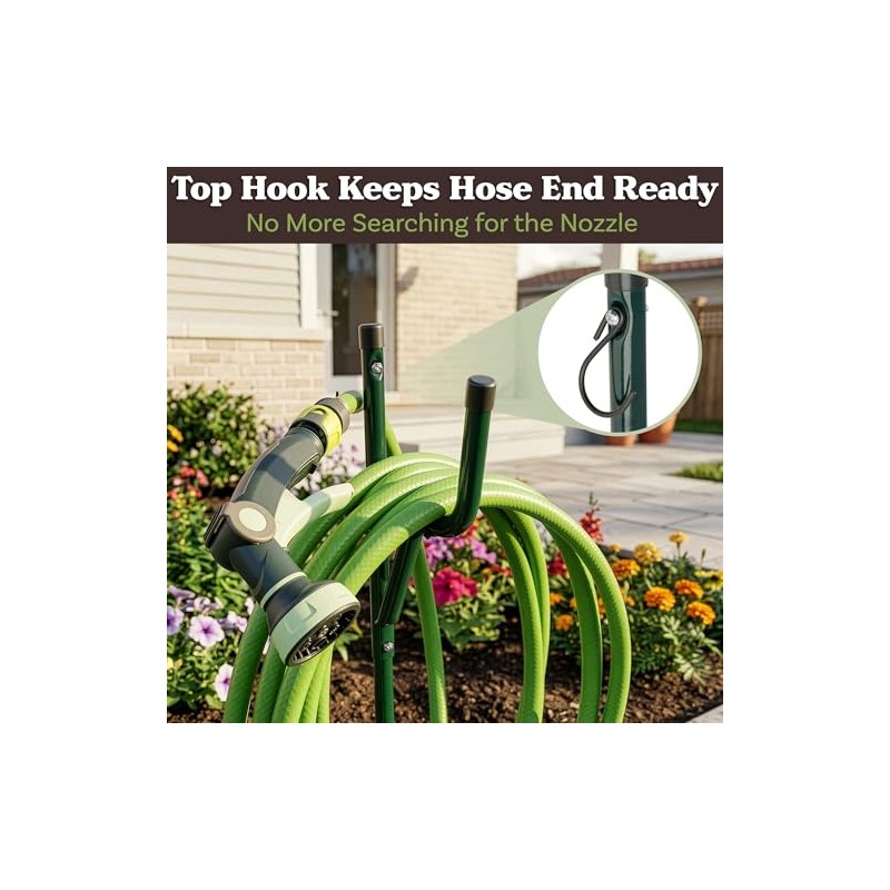 Stalwart 75-ST6009 In The Ground Hose Management Bracket, 50' Capacity