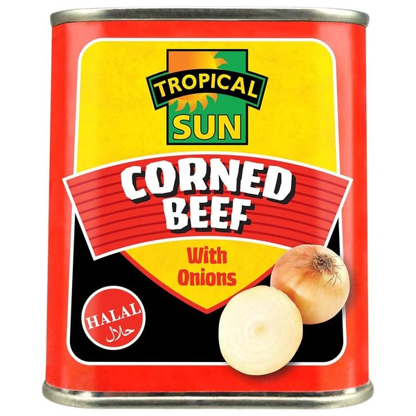 MASTropical Sun Corned Beef Onion Halal 340g-Fd
